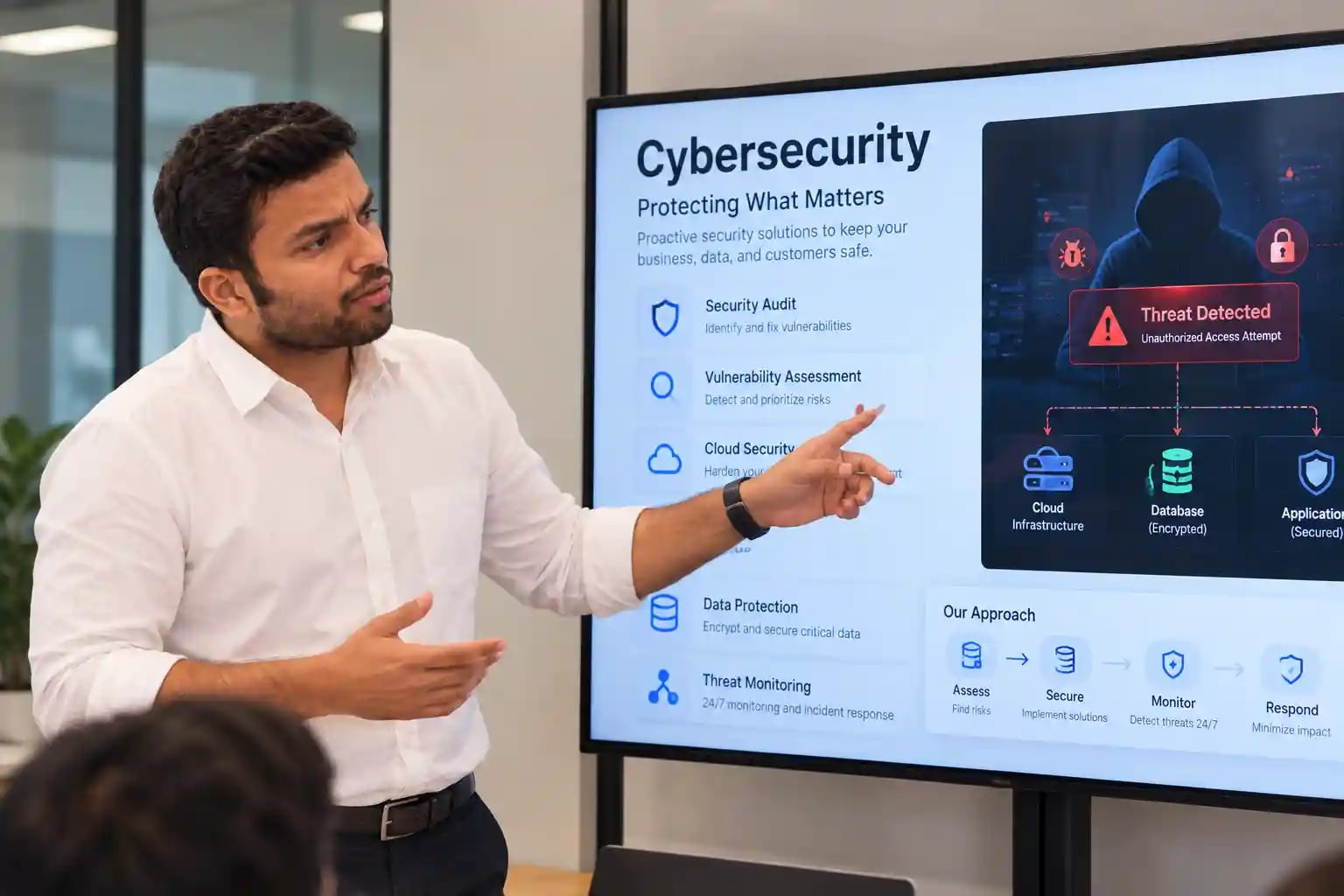 Enterprise Cybersecurity & Threat Protection Solutions Enterprise Cybersecurity Audits, Cloud Security Hardening & Threat Protection by VANAVYA TECH